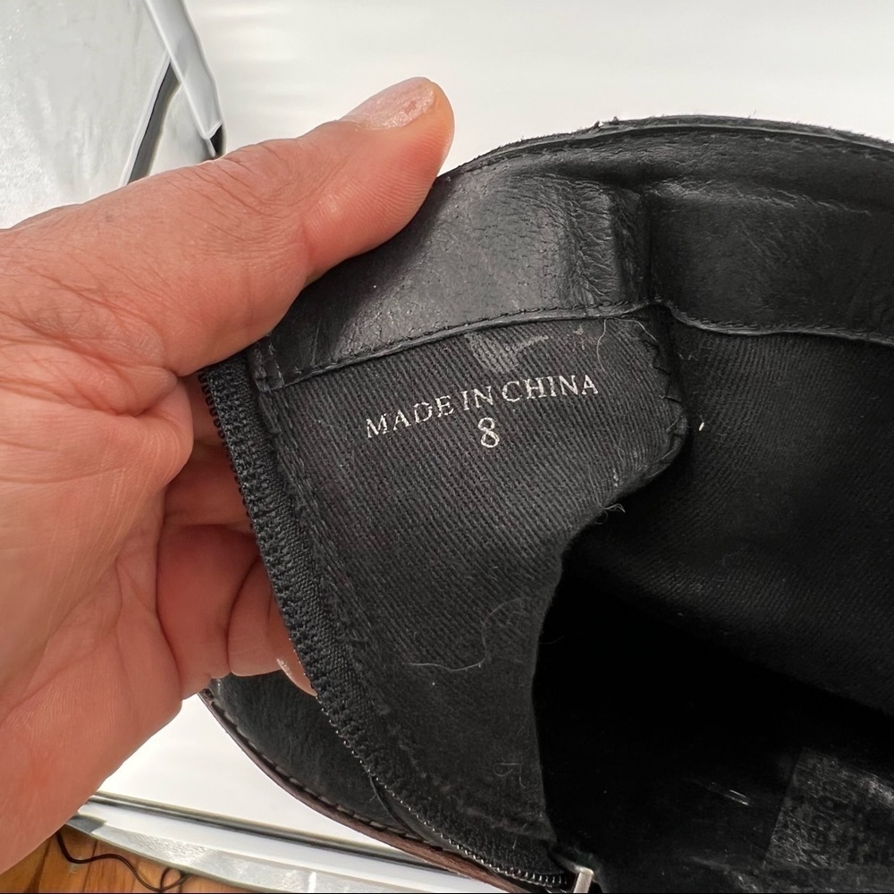 Dolce Vita black suede leather boots shoes 8 - Picture 10 of 14